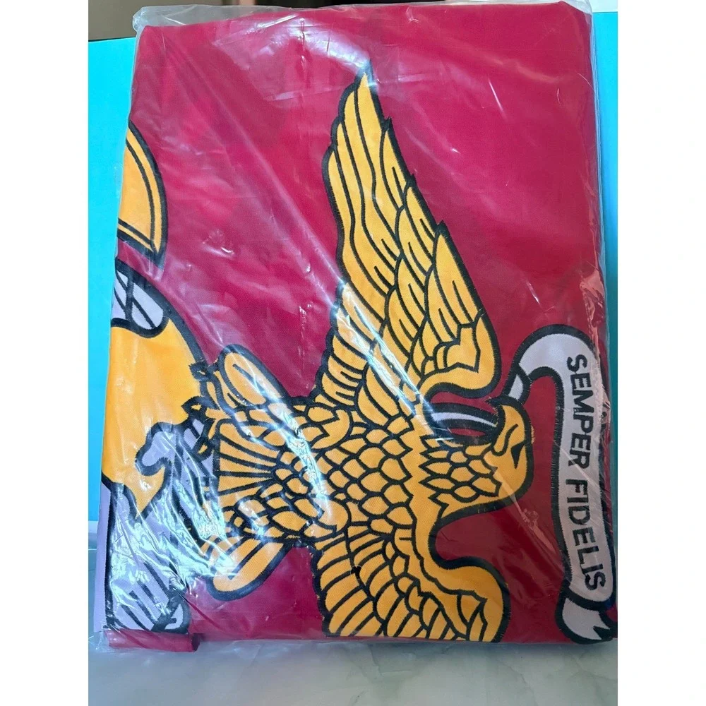 USMC Flags 3x5 Outdoor Heavy Duty Double Sided Nylon Vivid Color 0041